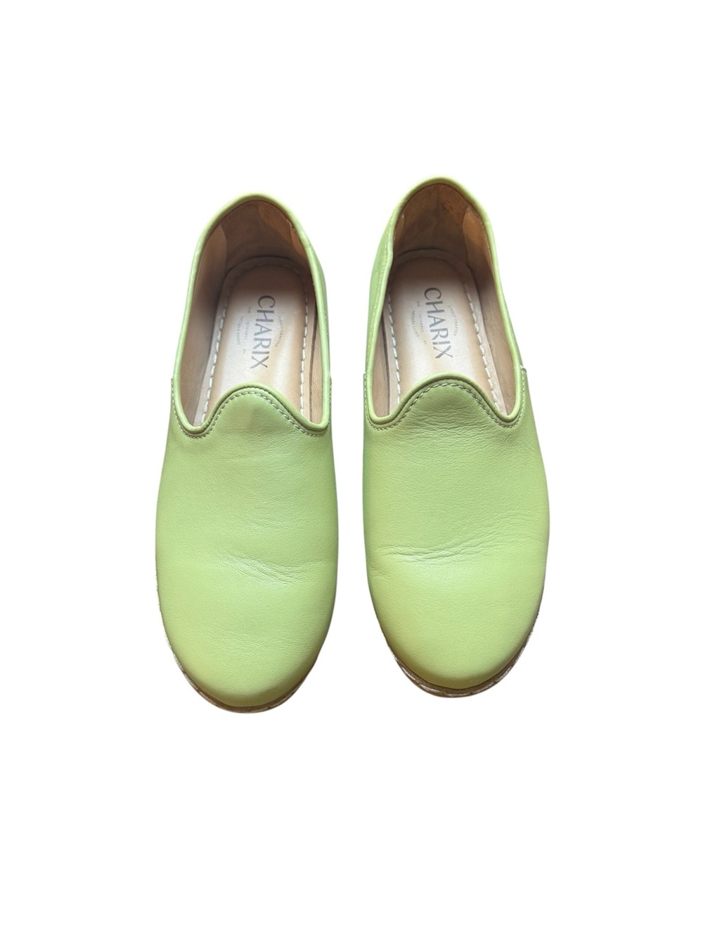 Charix Pistachio Slip-On Loafers